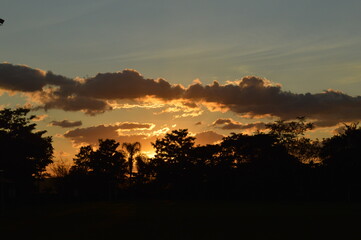 sunrise in the mountains