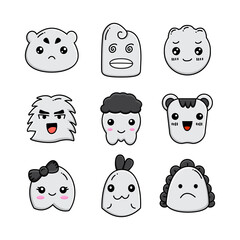 monster cartoon vector