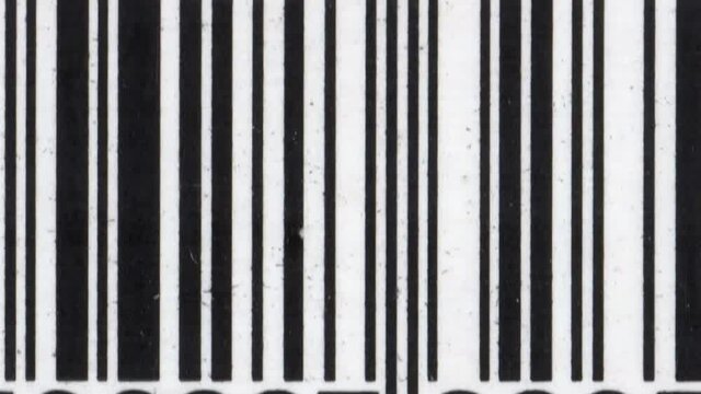 barcode bar code sales effect motion footage