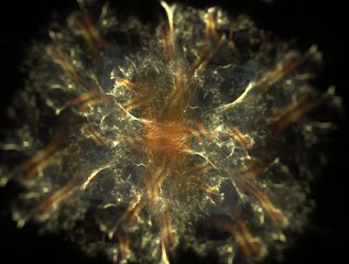 Imaginatory fractal background generated Image