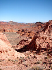 desert landscape, hiking trails.