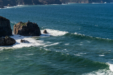 Coast of Galicia in Spain 