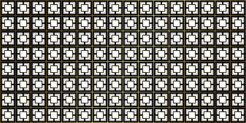 Minimalistic black and white grid wallpaper with golden lines