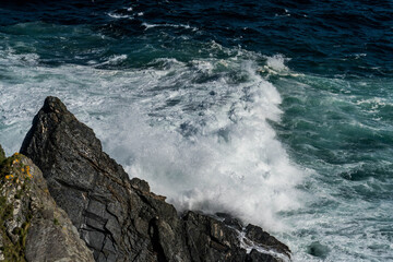 Coast of Galicia in Spain "Punta de Fucino do Porco"