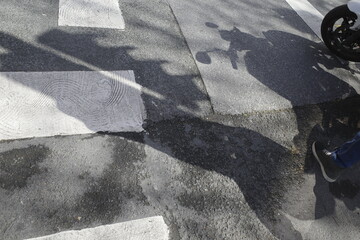 Shadows on the ground