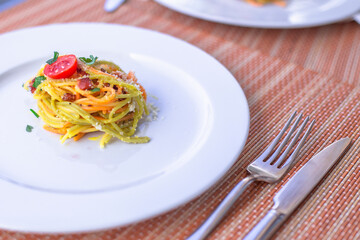Spaghetti alla carbonara, receita italiana