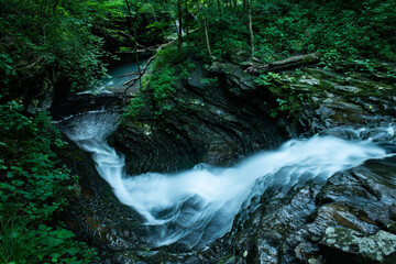 The V-Slot Canyon Falls in the Ozarks