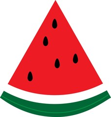 Slice of watermelon illustration