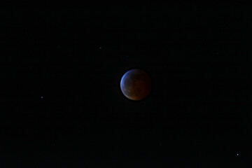 Blood Moon over BC, Canada