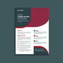 Modern and creative Business leaflet Flyer Template Design