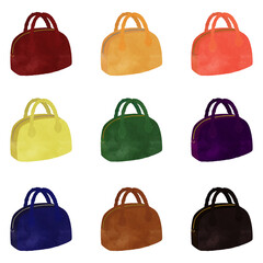 Various Multi-Color Mini Travel Bags