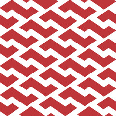 simple geometric interlocking z shapes repeat vector pattern