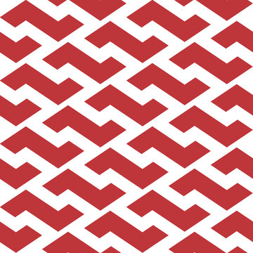 simple geometric interlocking z shapes repeat vector pattern