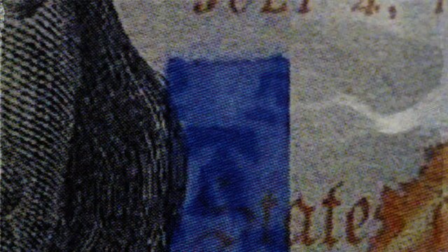 american dollar money note footage
