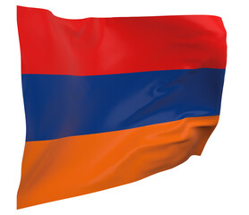 Obraz premium armenia flag isolated