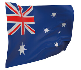 Australia flag isolated