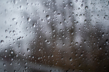 rain drops on window