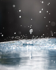Water splash photography 