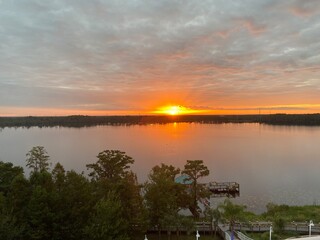 Beautiful Orange Sunset In The Sky
