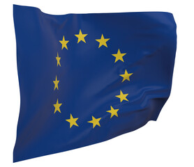 Europe EU flag isolated