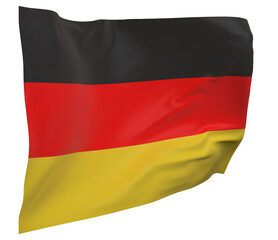 Naklejka premium Germany flag isolated