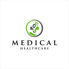 medical health care logo design vector illustration