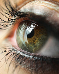 Macro close up of an eye