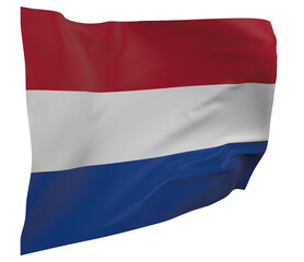netherlands flag isolated