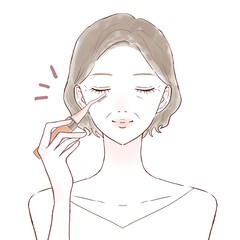 中年　女性　ホットビューラー　まつ毛