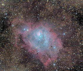M8 - Lagoon Nebula - Approximately 6 hours of integration 