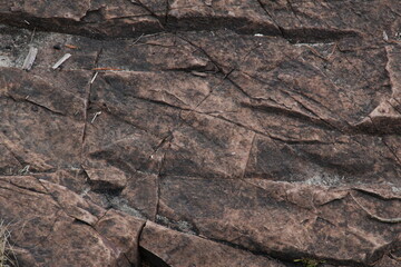 red rock close up