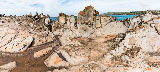 The Dragons Teeth on Makaluapuna Point,Kapalua, Maui, Hawaii, USA