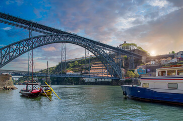 Landmark Dom Luis Bridge in Porto