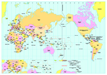 세계지도 World map