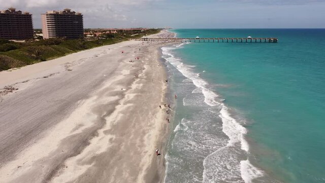 Tourism on Juno Beach FL USA