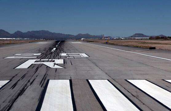 Runway At Tucson Airport 