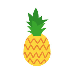 pineapple with lines