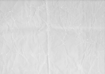 Crumpled stencil paper, rough surface texture material abstract white background
