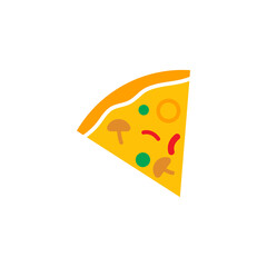 Pizza icon design template vector illustration