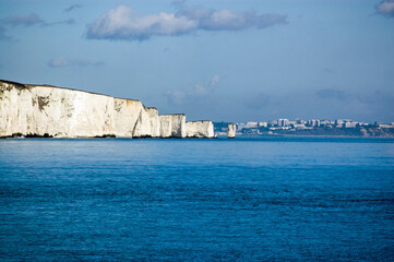 Old Harry Rocks viewed from Swanage