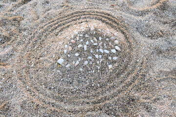 texture of sand