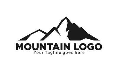 Nature mountain vector logo
