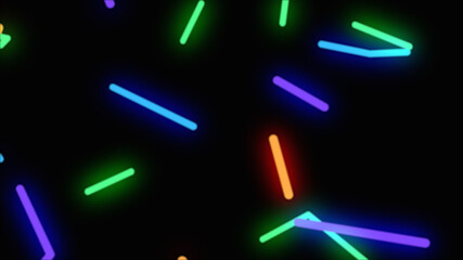 Abstract colorful neon light background.