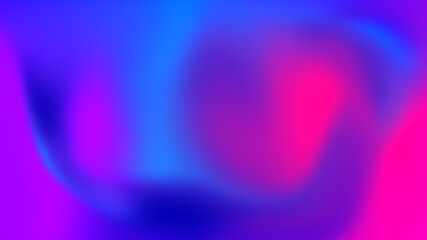 Abstract gradient blue purple and pink soft blurred background.