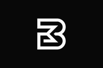 BM logo letter design on luxury background. MB logo monogram initials letter concept. BM icon logo design. MB elegant and Professional letter icon design on black background. M B BM MB