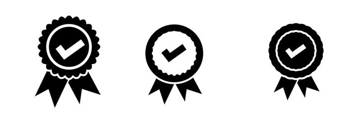 check mark icon vector design, profile verified badge