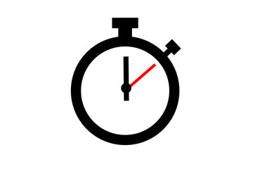 stopwatch Icon vector sign isolated for graphic and web design.