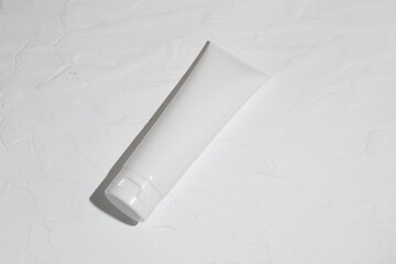 mockup of beauty fashion cosmetic makeup bottle lotion product with skincare healthcare concept on background