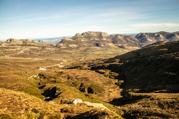 Landscape of the Cantabrian Mountains in Espinosa de los Monteros
