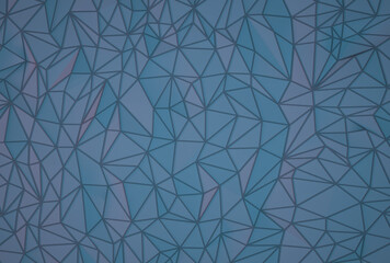 Abstract geometric background of pink and blue triangles.